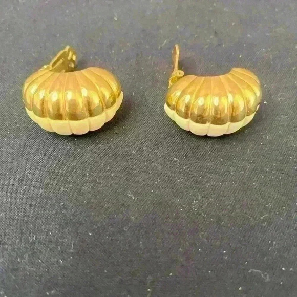 Kenneth Jay Lane KJL Vintage 70's Quality Costume Jewelry Earrings - Picture 3 of 4